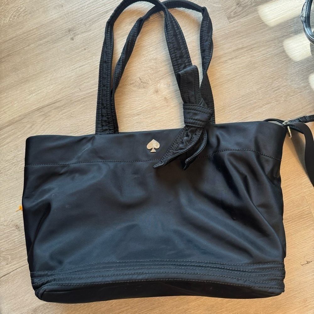 Kate Spade New York Flatiron Hana Nylon Black Tote